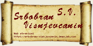 Srbobran Višnjevčanin vizit kartica